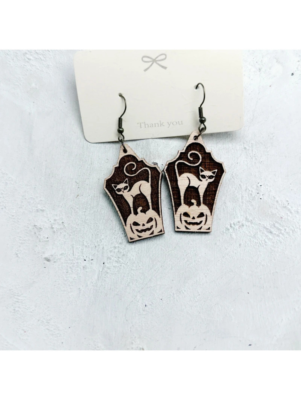 1327mc. Cool Cat Earrings